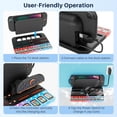 thumbnail image 4 of Charging Station for Nintendo Switch 2 With Ambient Light, 4-Controller Charging, Host Storage & 9-Game Card Holder, Overcharge Protection & Smart RGB Lighting, 4 of 7