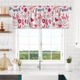 thumbnail image 6 of Drapery Wear Rod Short Curtain 54x18in Filter With Light Feature For Easy Installation Rod Free For Bedroom Kitchen Bathroom\r\n Sweet Flower, 6 of 7