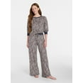 thumbnail image 3 of Joyspun Women's Cozy Lounge Collection Hacci Knit Sleep Pants, 29” Inseam, Sizes XS to 3X, 3 of 6
