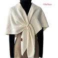 thumbnail image 2 of Women's Trigle Scarf with Wool - Solid Color, Neck-Warm, Suitable for Lazy Street Outs & Air-Conditioned Rooms, Large Shawl Mode Other, 2 of 4