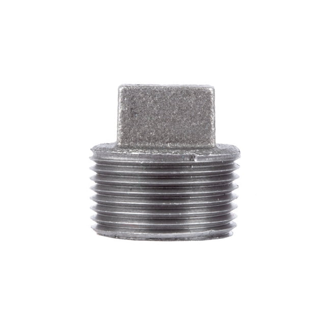 Enchufe STZ Industries, hierro maleable negro, 3 pulgadas, MIP cada uno