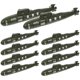 thumbnail image 2 of 10Pcs Submarines Models Simulated Military Submarines Toys Sand Table Landscaping Submarines, 2 of 4
