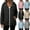 Black, variant on Waterproof Raincoat for Women Windproof Hooded Rain Jackets Lightweight Windbreaker Coats
