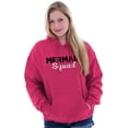 thumbnail image 5 of Mermaid Squad Bachelorette Birthday Hoodie Sweatshirt Women Brisco Brands L, 5 of 6