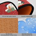 thumbnail image 2 of 2-Piece Kitchen Rugs Set Non-Slip Mats Carpet Floor for Kitchen, Bathroom (19.7"x27.6" & 19.7"x47.2") Cute Christmas Animals, 2 of 7