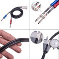 thumbnail image 4 of 6.35mm TS To RCA Cable, Corrosion Resistant Noise Isolation Flexible Male To Male Detachable Dual 1/4 Inch TS To Dual RCA Cable for VCD for Speaker, 4 of 8