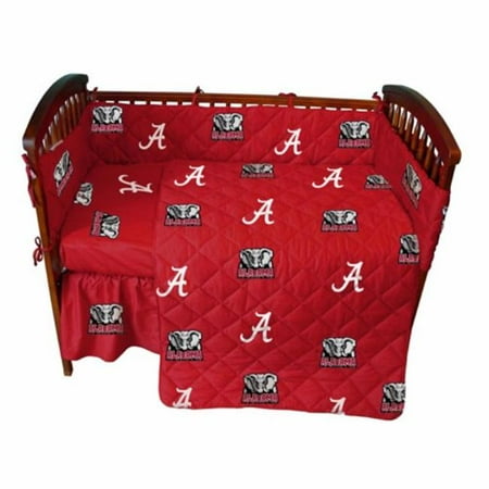 College Covers ALACSFSW Alabama Baby Crib Fitted Sheet- White
