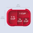 thumbnail image 4 of Plateau Bentgo Kids Chill avec Couvercle Transparent - Contenant de Préparation de Repas Réutilisable, Sans BPA, à 4 Compartiments avec Contrôle des Portions Intégré pour des Déjeuners Sains à Emporter (Rouge/royal), 4 of 4