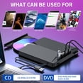 thumbnail image 3 of Unidad externa de CD/DVD NVOPERANG 7 en 1 USB 3.0 para portátil, 3 of 7