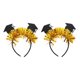 thumbnail image 1 of 2 diademas con forma de sombrero de doctorado con temática de graduación, elegantes diademas para el cabello., 1 of 5