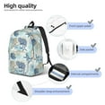 thumbnail image 3 of Rocae Algae Corals and Seashells for Durable Canvas Backpack Leisure Large Bag Travel Rucksack Multi-function Backpack Medium, 3 of 8