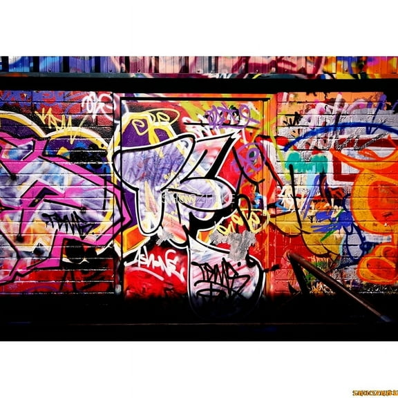 Graffiti Antique Brick Wall Photography Backdrops Props Cemt Texture St Theme Photo Studio Background QZ-07