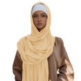 thumbnail image 5 of Modal Long Scarf Soft Skin Friendly Cotton Scarf Pure Shawl Headscarf Color G6N7, 5 of 5