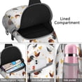 thumbnail image 4 of Farm Chicken and Egg Crossbody Sling Bag, Funny Rooster Hen Chick Pattern Lightweight Backpack for Rustic Outdoor Hiking Travel, 4 of 5