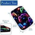 thumbnail image 4 of Game Controller Premium 12.5x8.2 Inch Soft Comfortable Furry Printed Car Armrest Mat Cover Accessory, 4 of 6