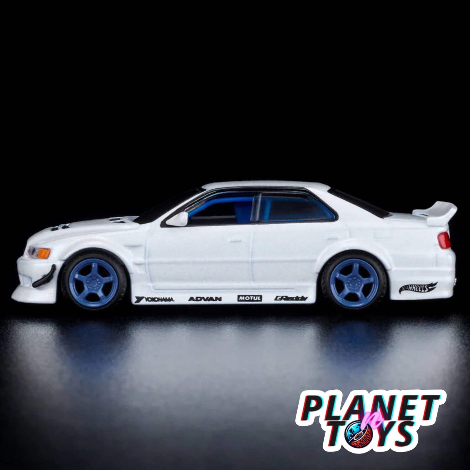 Mattel Hot Wheels HWC Elite 64 Series 1996 Toyota Car Vehicles, Pearlescent white