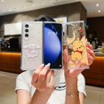 thumbnail image 5 of Phone Case For Samsung Galaxy Z Flip 5 Flip4 Cute Sanrio Kuromi Kitty Melody Transparent Hard PC Back Cover For Z Fold 5 Fold 4, 5 of 5
