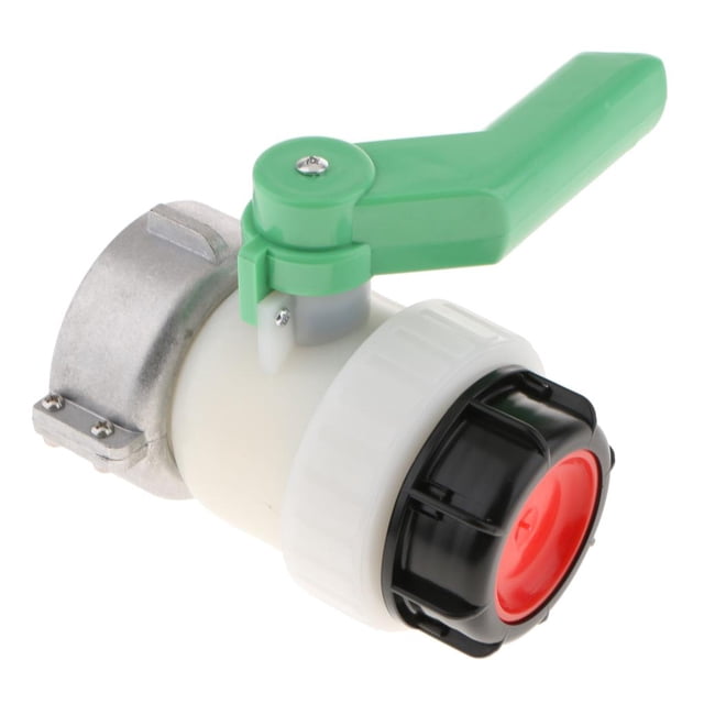 2 '' Pulgadas - Válvula de Atornillable Del de Agua de 1000L IBC, for for for 50mm a Φ62mm / Φ75mm - Diámetro de 75 mm Diámetro de entrada 75 mm Yotijar Válvula de bola IBC