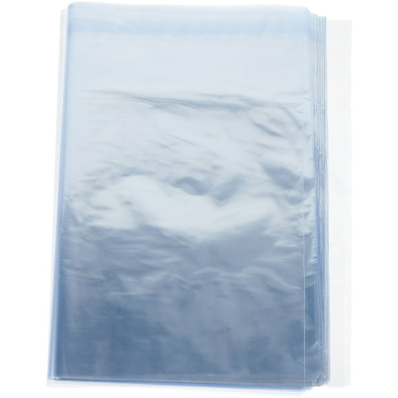 ROSENICE 100Pcs Clear POF Heat Shrink Bag for Wrapping Film Packaging and Cosmetics 12.58X8.65X0.04In
