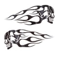 thumbnail image 2 of Black 34.2 x 12.8cm Flame Decals Stickers Gas Tank Motorcycle Custom, 2 of 8