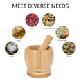 thumbnail image 5 of MEIBUTYUP Unique Kitchen Gadgets Pestle Kitchen Khaki Bamboo 2Pcs, 5 of 6