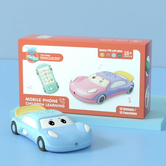 Teléfono musical de juguete, teléfono móvil para niños, teléfono móvil para bebés, teléfono móvil musical de juguete diseñado a medida