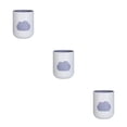 thumbnail image 3 of Wosthever Taza de enjuague bucal Simple nubes de doble capa tazas de portátiles multiusos soporte de moda de dibujos animados regalos de pareja Type1 NO1, 3 of 6