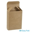 thumbnail image 4 of Uxcell 4"x3"x1" Paper Soap Box Homemade Soap Boxes Rectangle Presents Packaging Boxes, Brown 30 Pack, 4 of 6