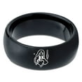 thumbnail image 2 of Tungsten Ring Gamer Gift Metallic Black Pride Midi Everyday Jewelry Bride Astronaut Men, 2 of 8