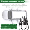 thumbnail image 2 of Cubierta del panel de interruptores de elevación de ventanas para Nissan Kicks 2017-2022, accesorios de control de ventana de puerta, 2 of 6