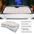 thumbnail image 4 of Kdxio Animals In Tribe Print Front Windshield Sun Shade,Folding Auto Sunshade for Car Truck SUV-Small, 4 of 7