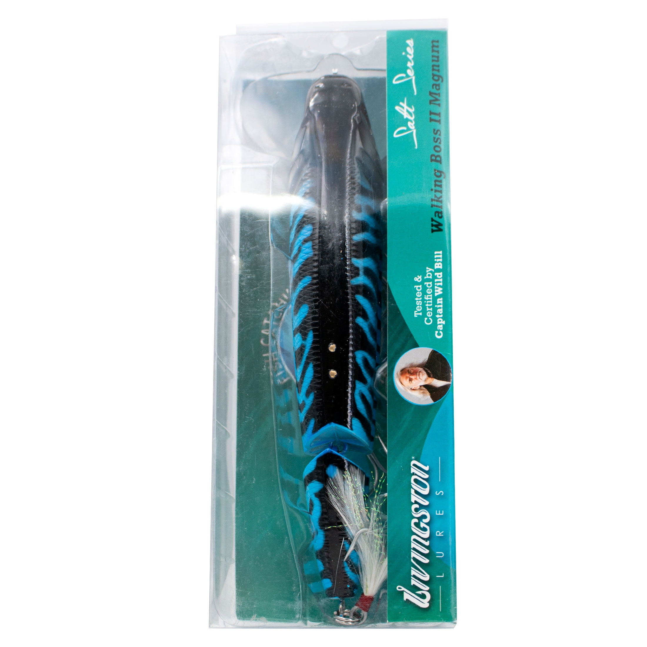 Livingston Lures Walking Boss II Magnum Salt Series-Blue Mackerel