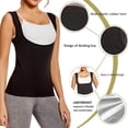 thumbnail image 3 of Lilvigor Women Sauna Suit Waist Trainer Polymer Vest Sweat Enhancing Body Shaper for Tummy Heat Trapping Shirt Workout Fitness Tank Top, 3 of 6
