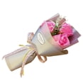 thumbnail image 1 of AYYUFE 3 Heads Artificial Rose Bouquet Hand Holding Soap Flower Valentine Day Gift, 1 of 8