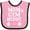 Pink and Black, variant on Inktastic Mom's Gym Buddy Fitness Workout Boys or Girls Baby Bib