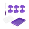 thumbnail image 4 of Diamond Paint Tray Diamond Tool 5D Diamond Cleaning Brush Storage Organizer Bead violet, 4 of 7