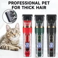 thumbnail image 2 of Pet Dog Clippers for Grooming, 4-Speed & LCD, Low Noise Electric Trimmer, Rechargeable Dog Hair Clippers, Super Quiet for Dogs & Pets with Thick or Heavy Coats, 2 of 10