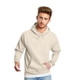 thumbnail image 2 of Men’s Hoodie Classic Red Pullover Sweatshirt Soft Fleece Adjustable Drawstring Hood Kangaroo Pocket Fall Winter Men Clothing,Size S-4XL, 2 of 5
