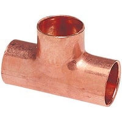 Nibco Reducing Tee,Wrot Copper,1/2"x1/2"x3/8" 611R 1/2X1/2X3/8
