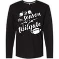 thumbnail image 3 of Inktastic Tis the Season to Tailgate with Helmets and Football Long Sleeve T-Shirt, 3 of 5