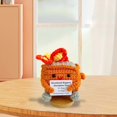 thumbnail image 4 of Dumpster Feu Émotionnel Crochet Dumpster Feu Poupée Fait Main Dumpster Feu Poupée Tricotée Mignon Crochet Dumpster Feu avec Carte Positive (Base Incluse) Ornement, 4 of 6