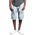 thumbnail image 4 of G-Style USA Men's Fleece Heavyweight Cargo Sweat Shorts FS76 - GREY - Large, 4 of 7