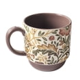 thumbnail image 4 of Better Homes & Gardens Edith Vine Floral 14 oz Stoneware Stacking Mugs with Metal Storage Rack, 5-Piece Set, 4 of 7