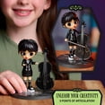 thumbnail image 3 of Figura coleccionable Just Play Wednesday Deluxe de 15 cm con 11 unidades, 3 of 7