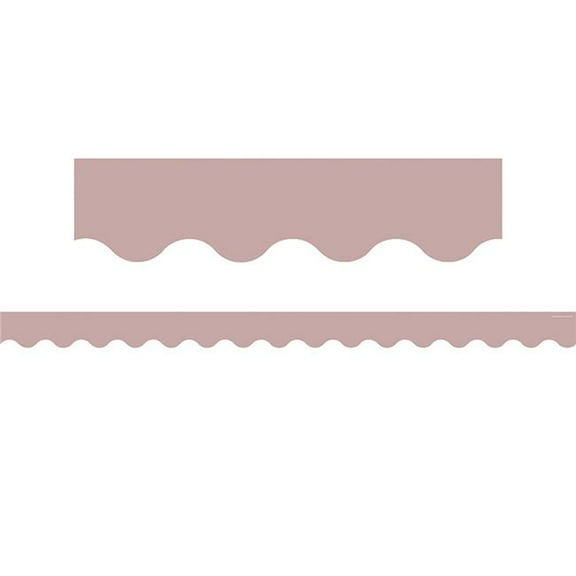 Light Mauve Scalloped Border Trim [TCR1330]