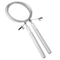 thumbnail image 4 of Aluminium Alloy Handle Speed Jump Skipping Rope Sports Training Equipment(Silver), 4 of 7