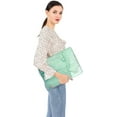 thumbnail image 3 of Mosiso Polyester Vertical Style Water Repellent Laptop Sleeve Case Bag Cover with Pocket for 13-13.3 Inch Notebook, MacBook Pro 14 inch M4 M3 M2 M1 Chip Pro Max 2024-2021, Green Marble, 3 of 6