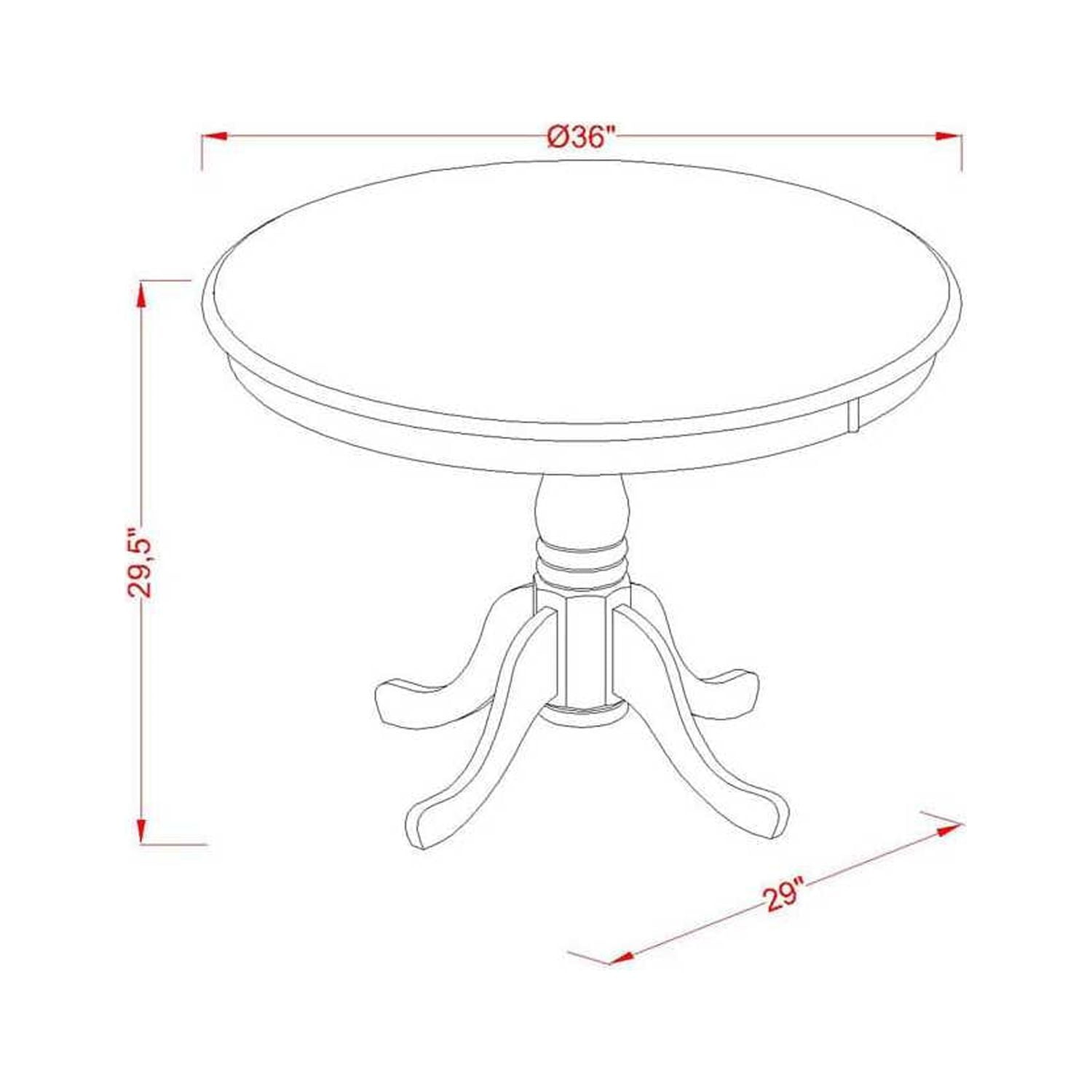 Dining Table Oak & Linen White, ANT-OLW-TP