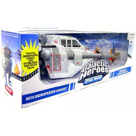 Star Wars Galactic Heroes 2009 Hoth Snowspeeder Assault Battle Set