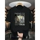 thumbnail image 1 of Men'S Fashion Casual PARADISE NEW YORK Print Straight Shoulder Short Sleeve T-Shirt, Comfortable and Versatile, 1 of 5
